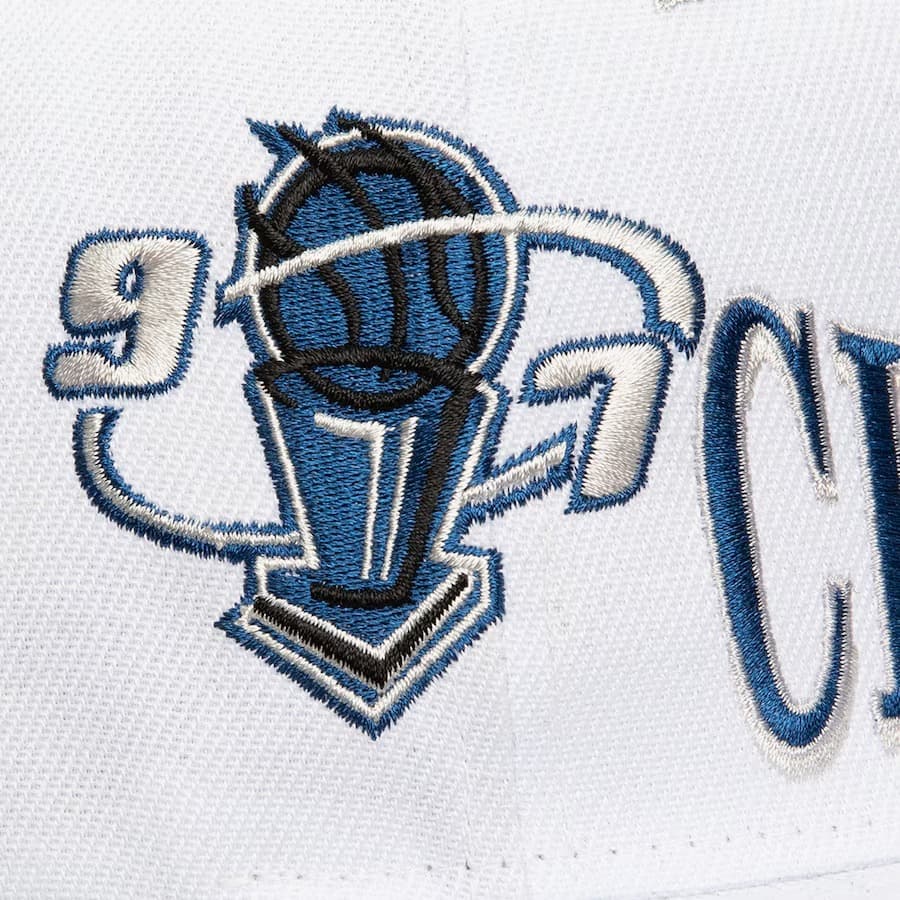 Бейсболка Mitchell & Ness White Chicago Bulls 1997 NBA Finals Champions Flipside OG Snapback Hat