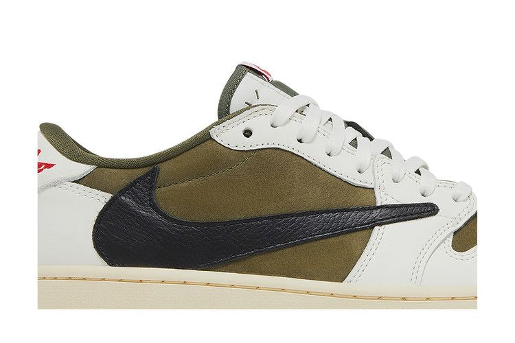Кроссовки Travis Scott x Air Jordan 1 Retro Low OG SP 'Reverse Olive / Medium Olive'