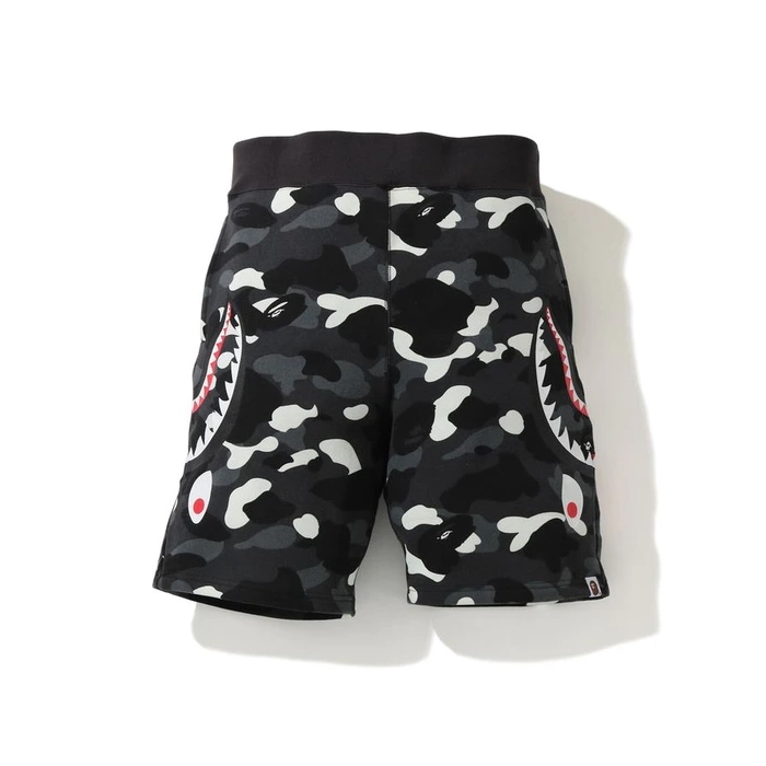 Спортивные шорты BAPE City Camo Shark Sweat Shorts Black