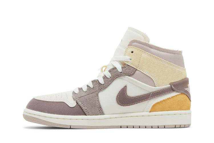 Кроссовки Air Jordan 1 Mid SE Craft 'Inside Out - Taupe Haze'