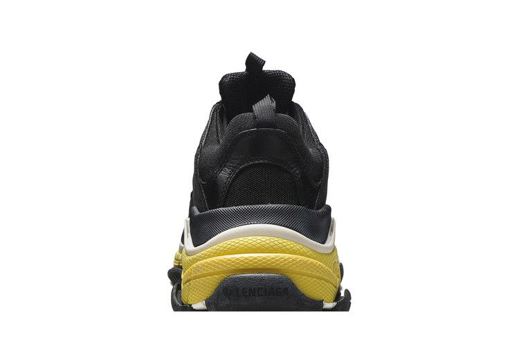 Кроссовки Balenciaga Triple S Sneaker 'Black Yellow'