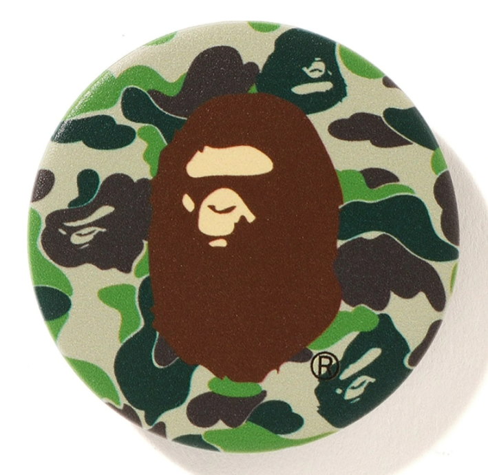 Попсокет BAPE ABC Ape Head Popsockets Green