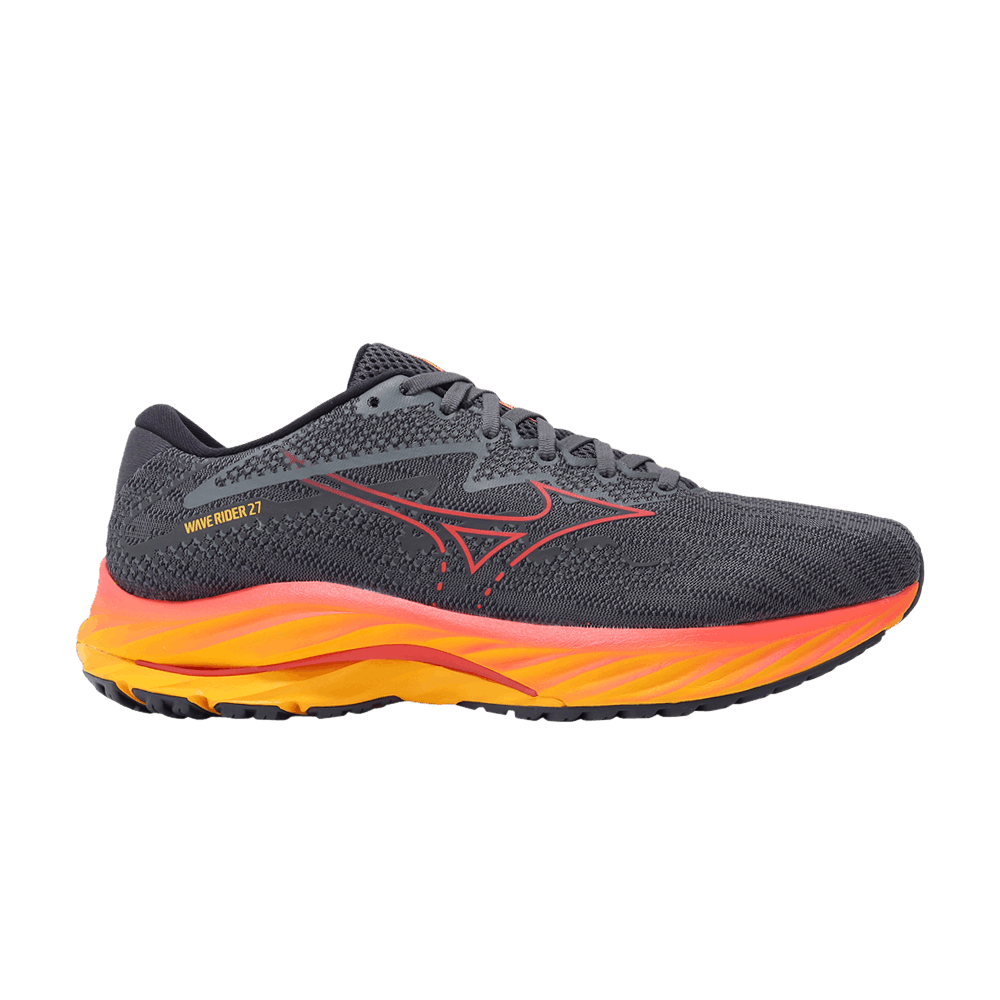 Кроссовки Mizuno Wave Rider 27 'Turbulence Cayenne Citrus'