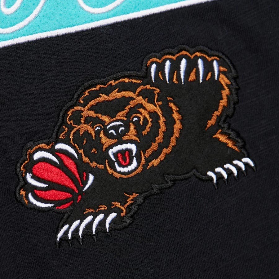 Футболка Mitchell & Ness Black Memphis Grizzlies Vintage Logo Legendary Slub T-Shirt
