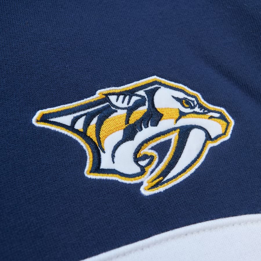 Худи Mitchell & Ness Gold Nashville Predators Head Coach Pullover Hoodie