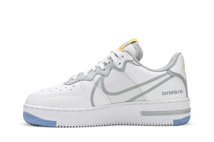 Кроссовки Nike Air Force 1 React 'Smoke Grey Gold'