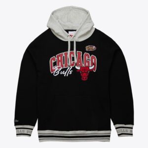 Mitchell-Ness-Black-Chicago-Bulls-Snow-Washed-Fleece-Pullover-Hoodie-300x300