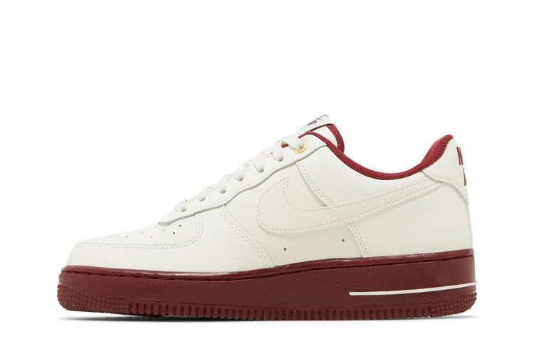 Кроссовки Nike Wmns Air Force 1 '07 SE '40th Anniversary - Sail Team Red'