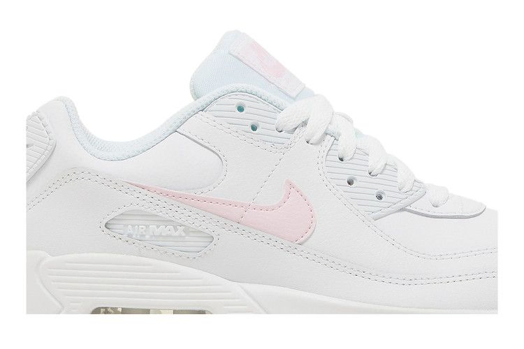 Кроссовки Nike Air Max 90 Leather GS 'White Pink Foam'