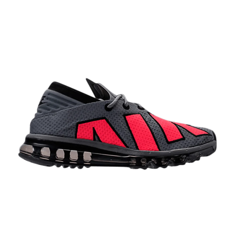 Krossovki-Nike-Air-Max-Flair-Cool-Grey-Solar-Red