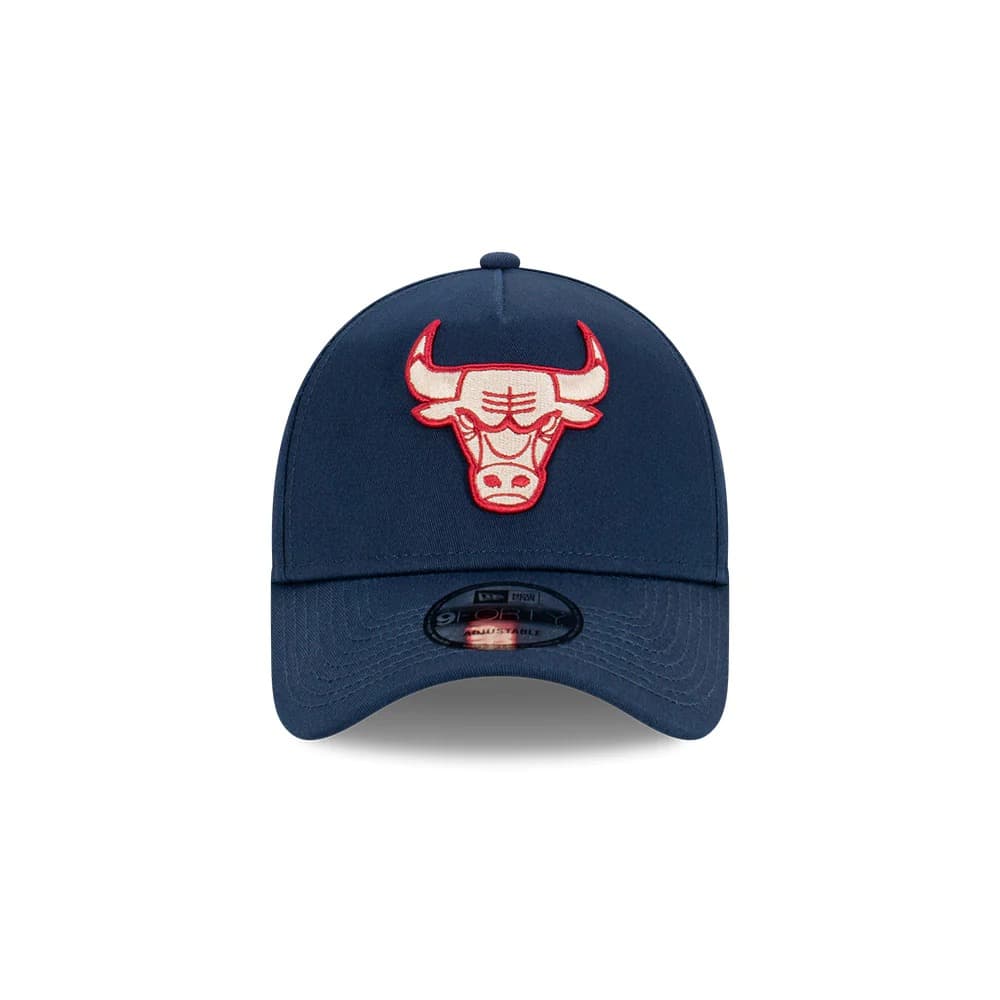 Бейсболка New Era Chicago Bulls Cardinal Ocean 9FORTY A-Frame NBA Snapback Hat