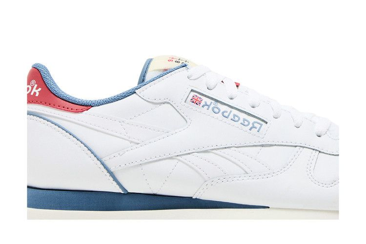 Кроссовки Reebok Classic Leather 'White Blue Slate'