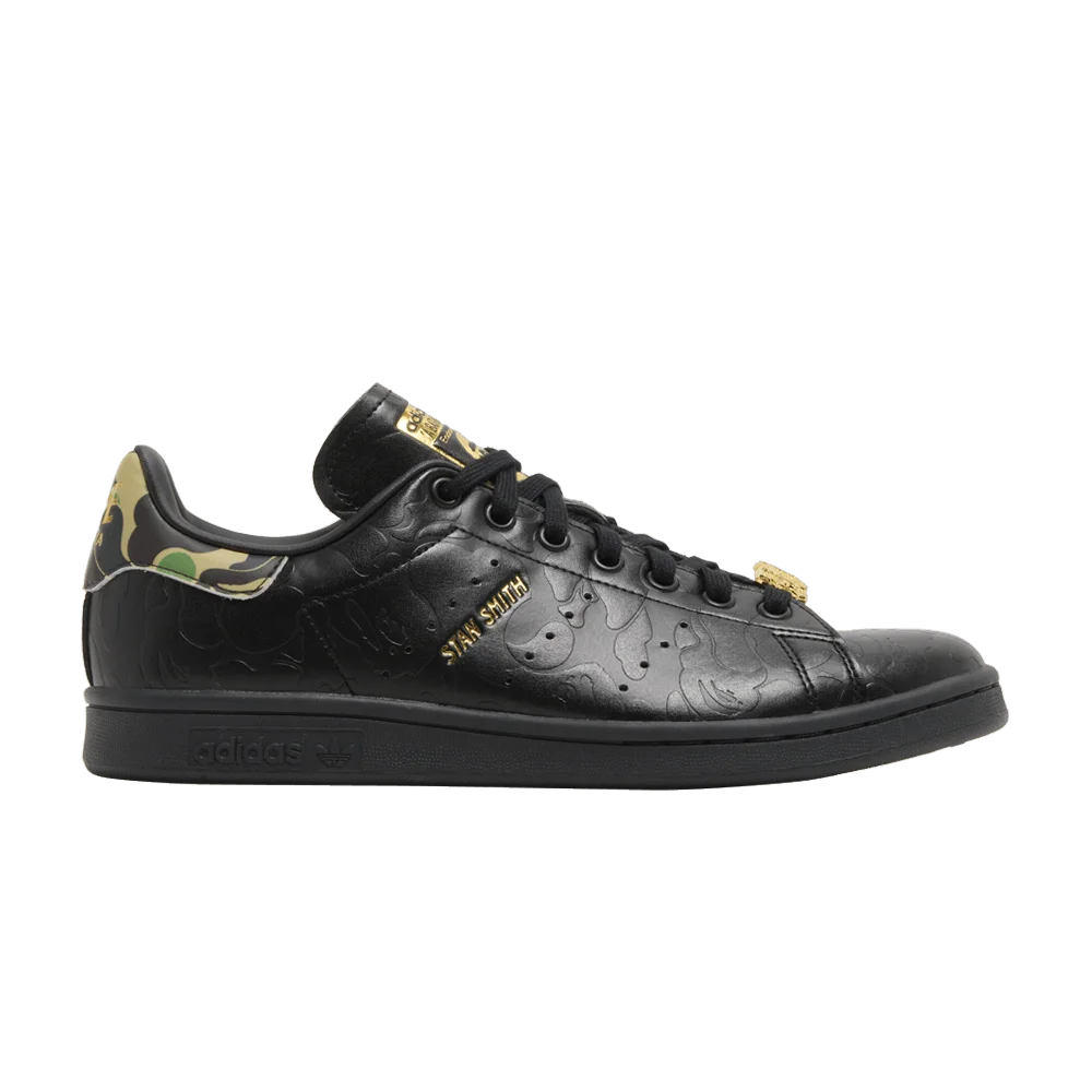 Krossovki-BAPE-x-adidas-Stan-Smith-30th-Anniversary-Black