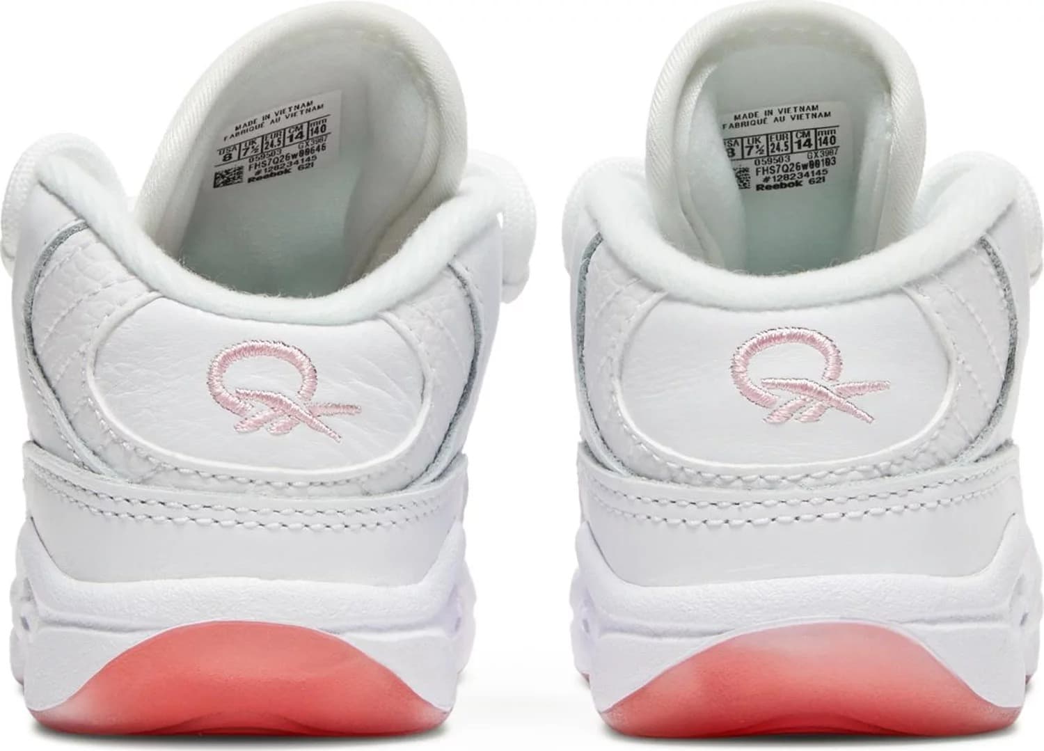Кроссовки Reebok Question Mid Toddler Pink Toe