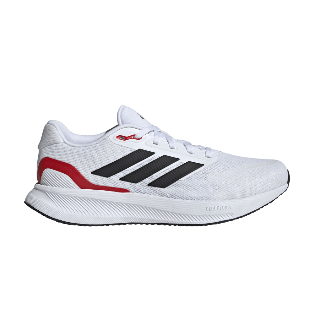 Кроссовки Adidas Runfalcon 5 Wide 'White Black Scarlet'