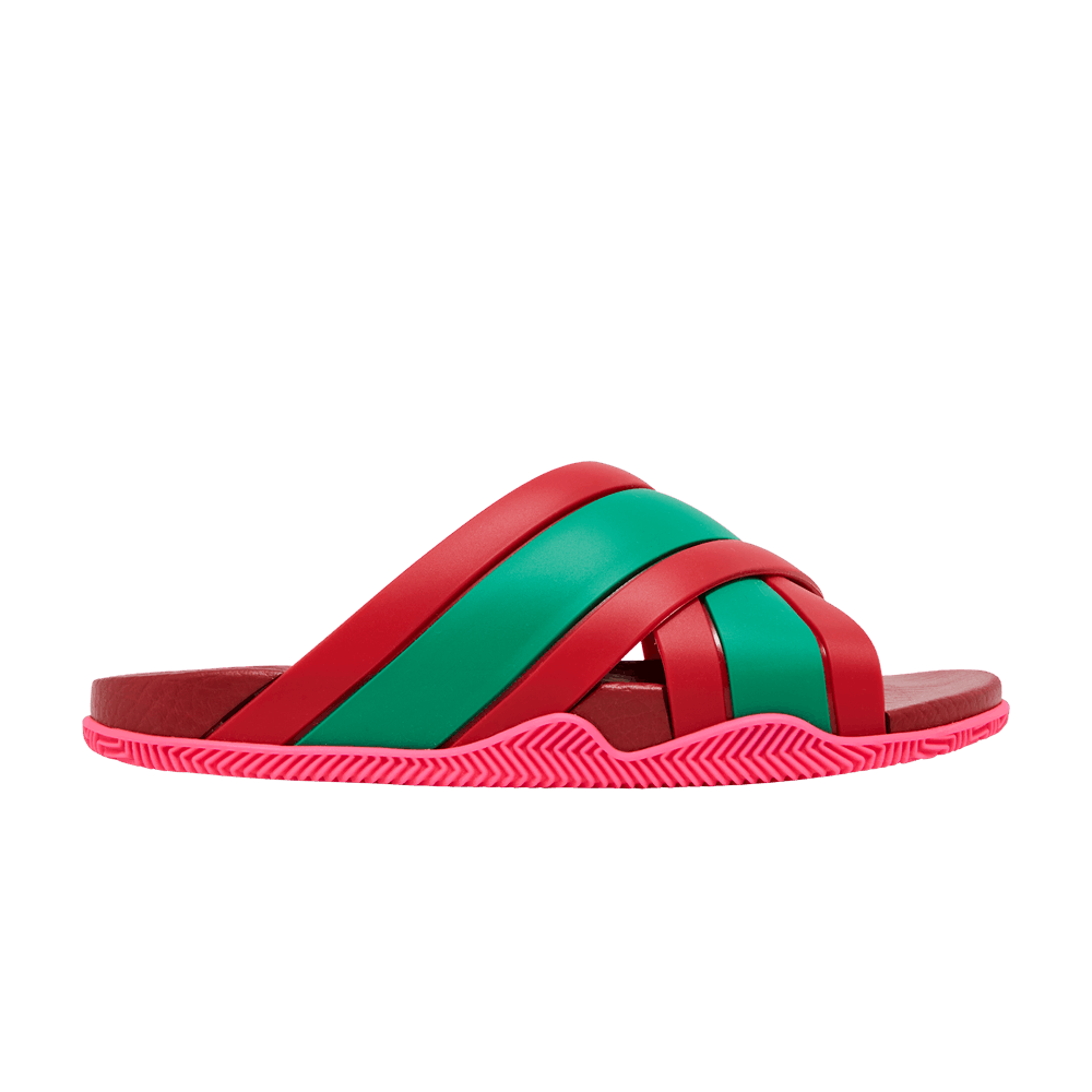 Сандалии Gucci Wmns Web Stripe Slide Sandal 'Coral'