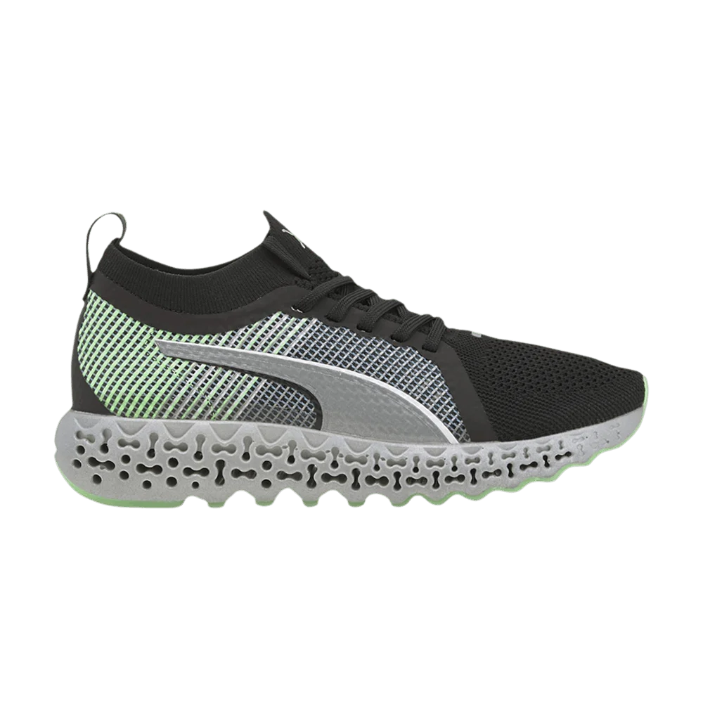 Krossovki-Puma-Calibrate-Runner-Black-Elektro-Green