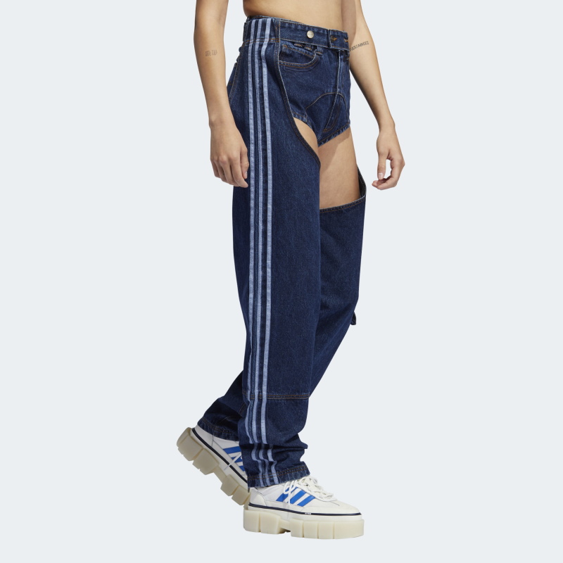 Спортивные штаны adidas Ivy Park Denim Chaps Dark Denim