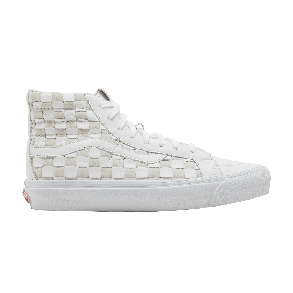 Кроссовки Vans OG Sk8-Hi LX 'Woven - White'
