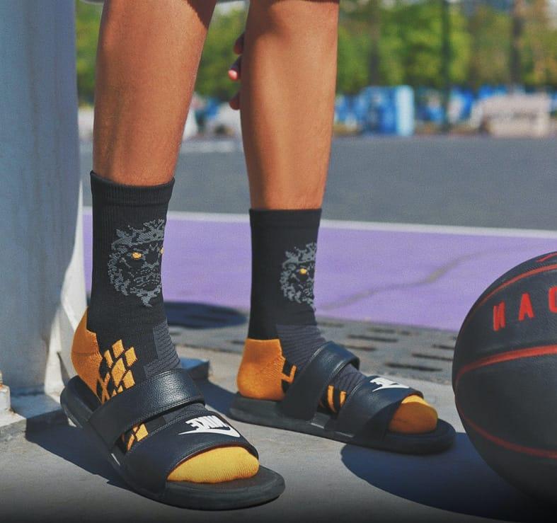 Спортивные носки Ehot Lion Black Crew Socks