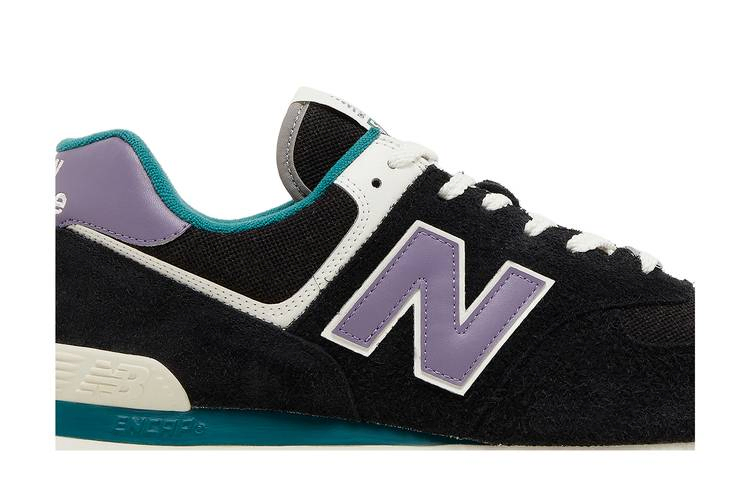 Кроссовки New Balance 574 'Black Purple Teal'