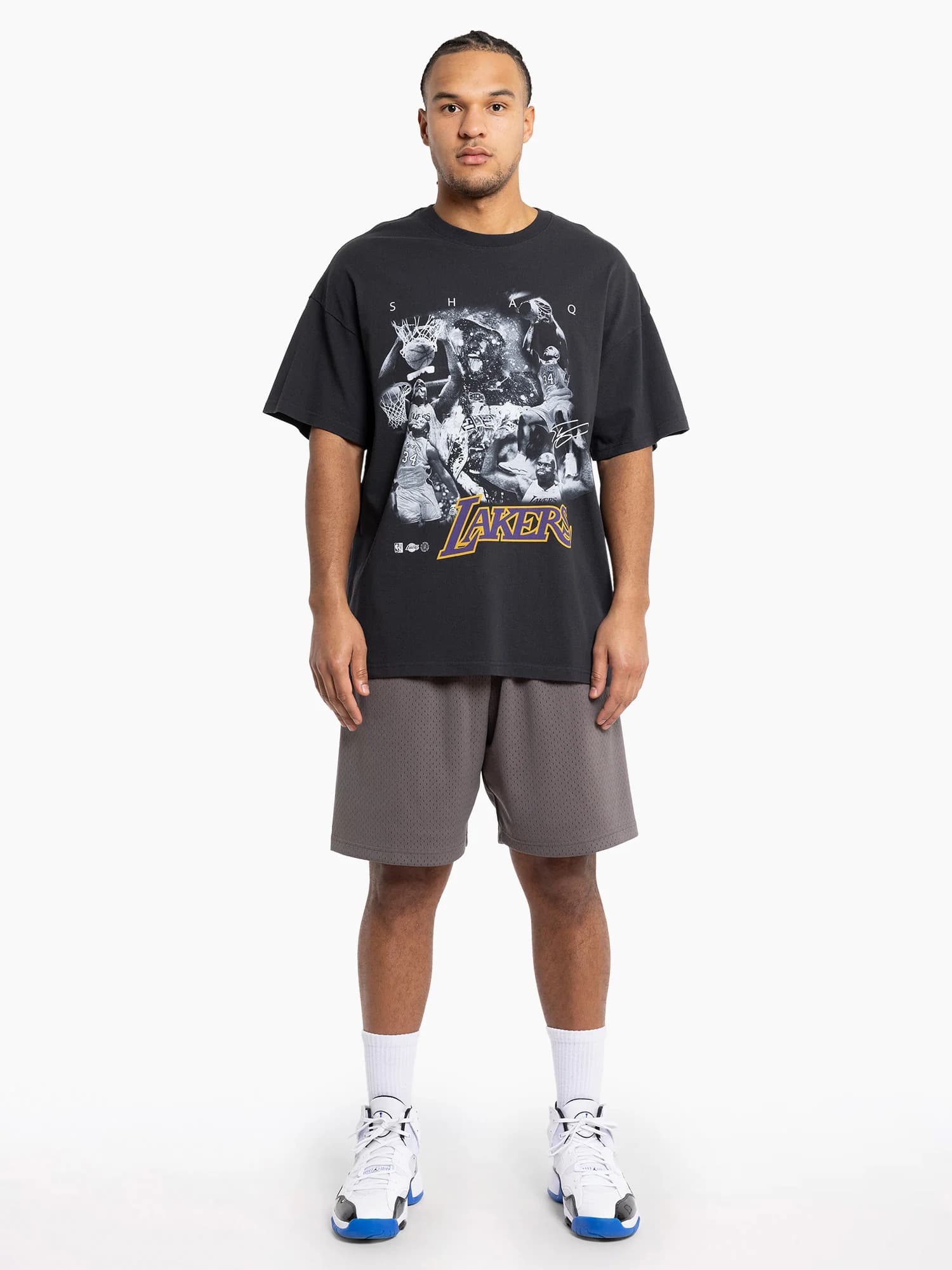 Футболка Mitchell & Ness Shaquille O’Neal Los Angeles Lakers Player Photo T-Shirt