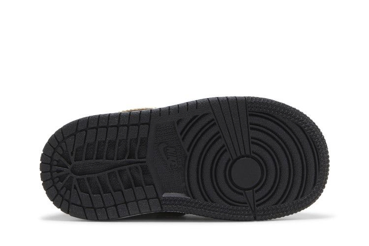 Кроссовки Air Jordan 1 Mid SE TD 'Metallic Gold Black'