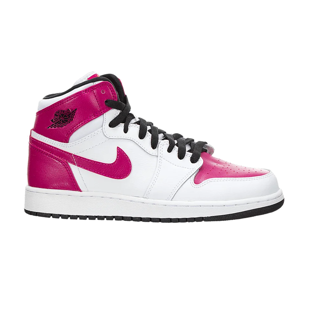 Krossovki-Air-Jordan-1-Retro-High-GS-White-Sport-Fuchsia