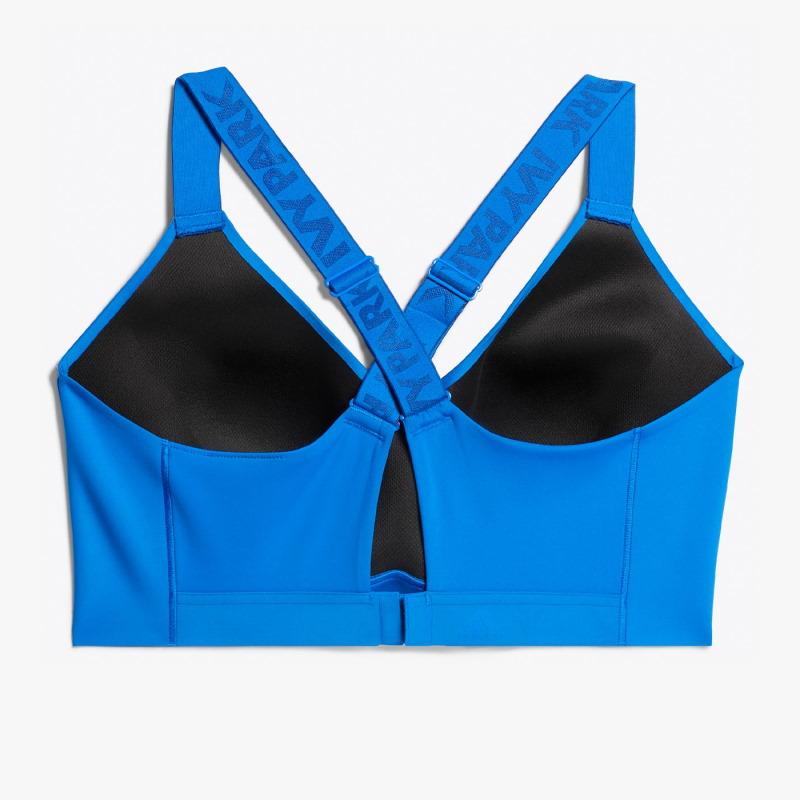 Спортивный топ adidas Ivy Park Medium-Support Cutout Bra (Plus Size) Glory Blue