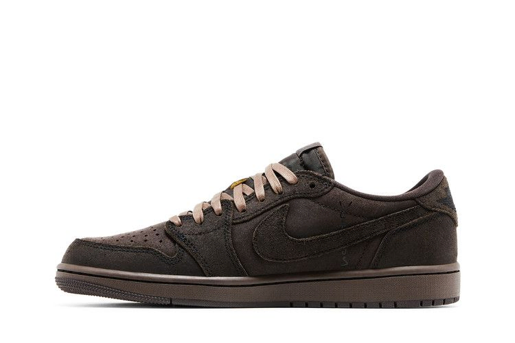 Кроссовки Travis Scott x Air Jordan 1 Retro Low OG SP 'Velvet Brown'