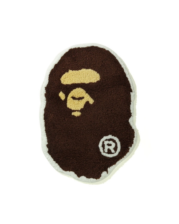 BAPE-Ape-Head-Rug-Brown-1