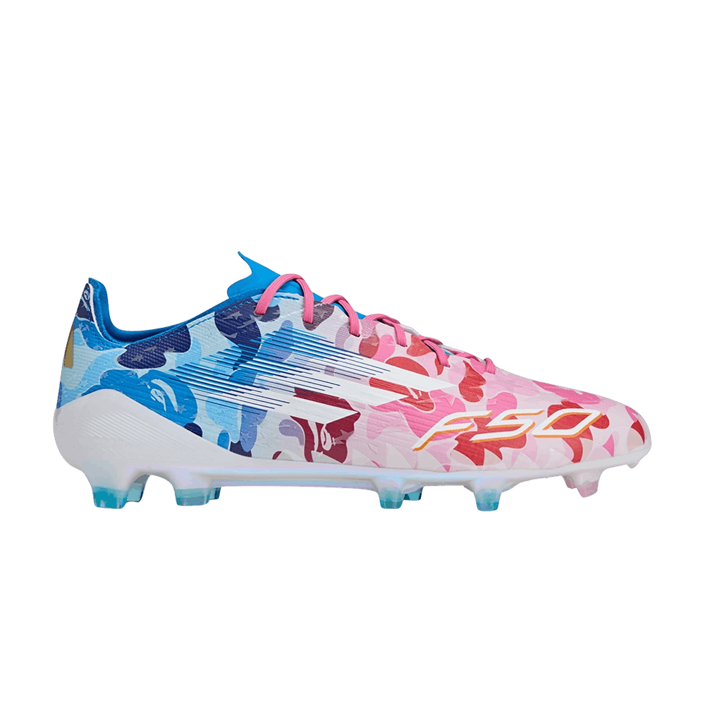 Кроссовки BAPE x adidas Adizero F50 Elite FG 'Pink'