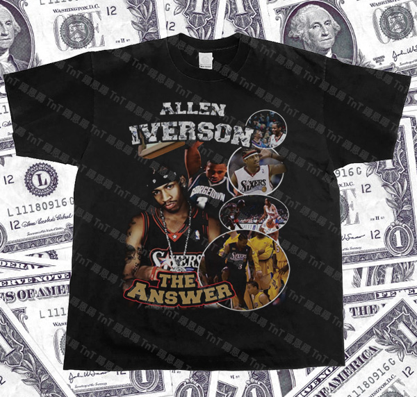 Футболка The Answer Allen Iverson Hiphop Vintage Tee