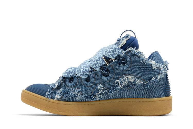 Кроссовки Lanvin Curb Sneakers 'Frayed Denim'