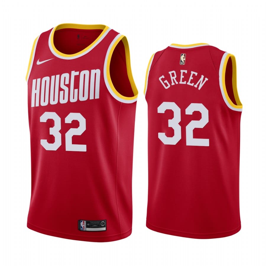 Баскетбольная джерси 2019-20 Houston Rockets #32 Jeff Green Classic Edition Red Swingman Jersey