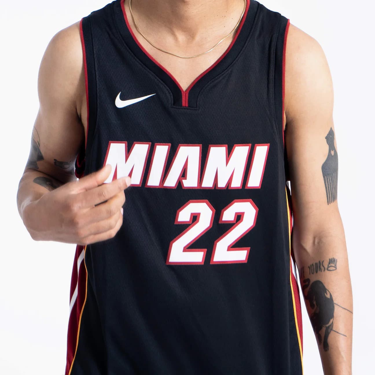 Баскетбольная джерси 2023-24 Miami Heat Jimmy Butler #22 Swingman Icon Edition Black Jersey