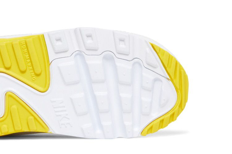 Кроссовки Undefeated x Nike Air Max 90 BT 'White Optic Yellow'