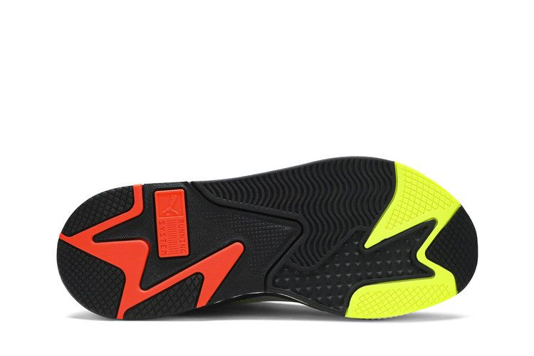 Кроссовки Puma RS-X Hard Drive 'Grey Yellow Red'