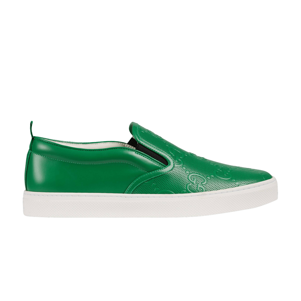 gucci-slip-on-gg-embossed-green-407364-1xk20-3776