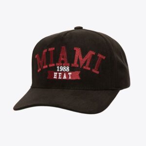 Mitchell-Ness-Black-Miami-Heat-Suede-Pro-Adjustable-Hat-300x300