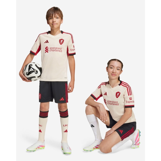 Детские футбольные шорты Liverpool FC adidas Youth 25/26 Away Shorts