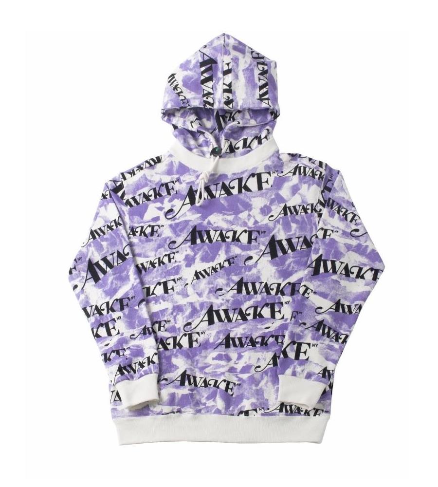Худи Awake All Over Camo Logo Hoodie Purple