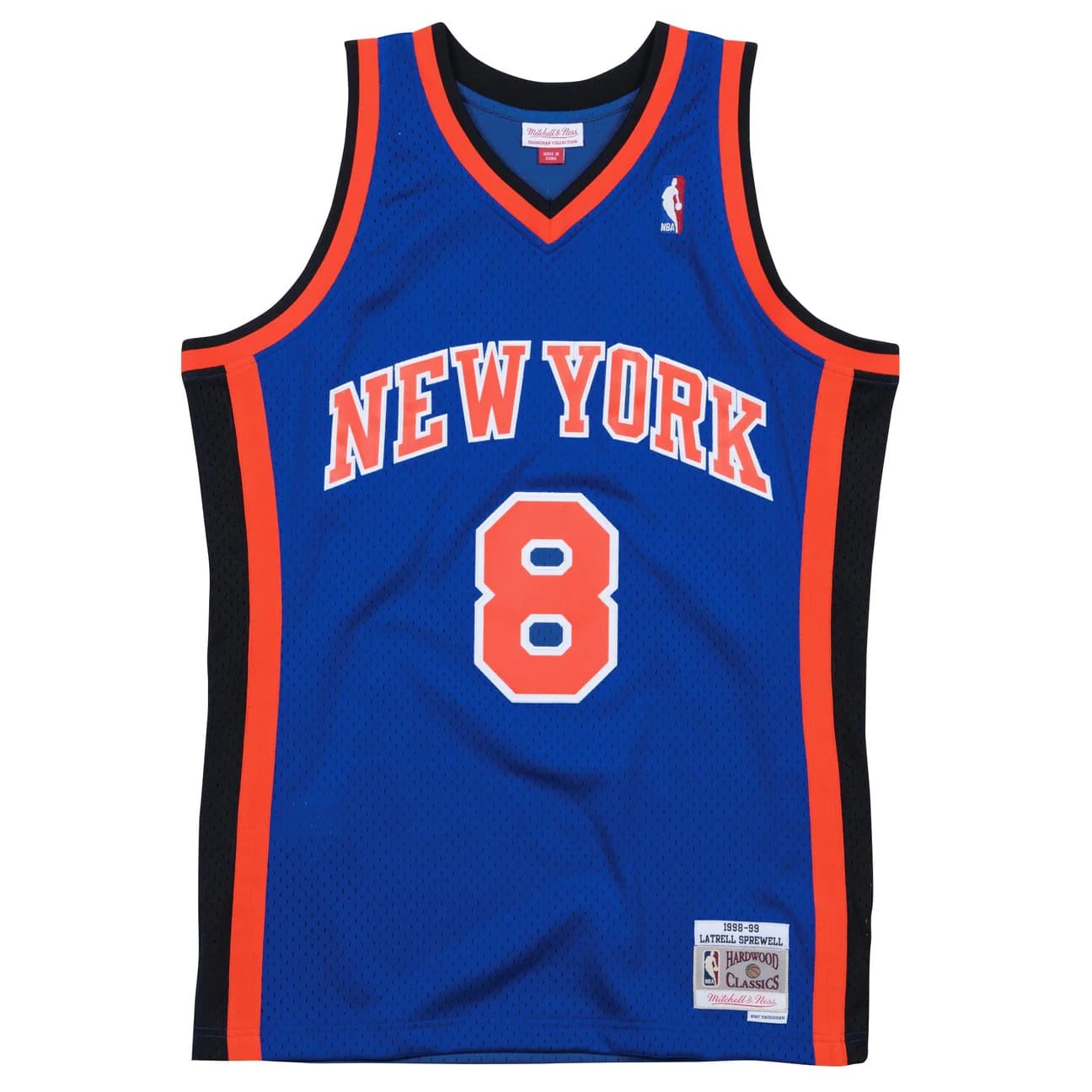 1998-99-New-York-Knicks-Latrell-Sprewell-8-Swingman-Hardwood-Classics-Blue-Jersey-5