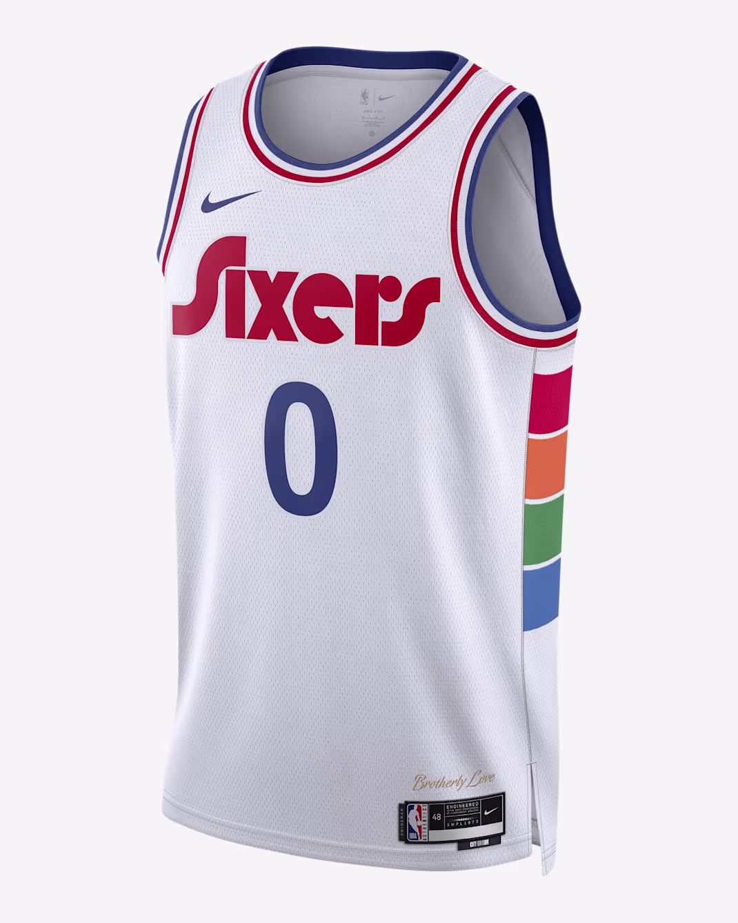 Баскетбольное джерси Nike NBA Tyrese Maxey Philadelphia 76ers 24-25 City Edition Swingman
