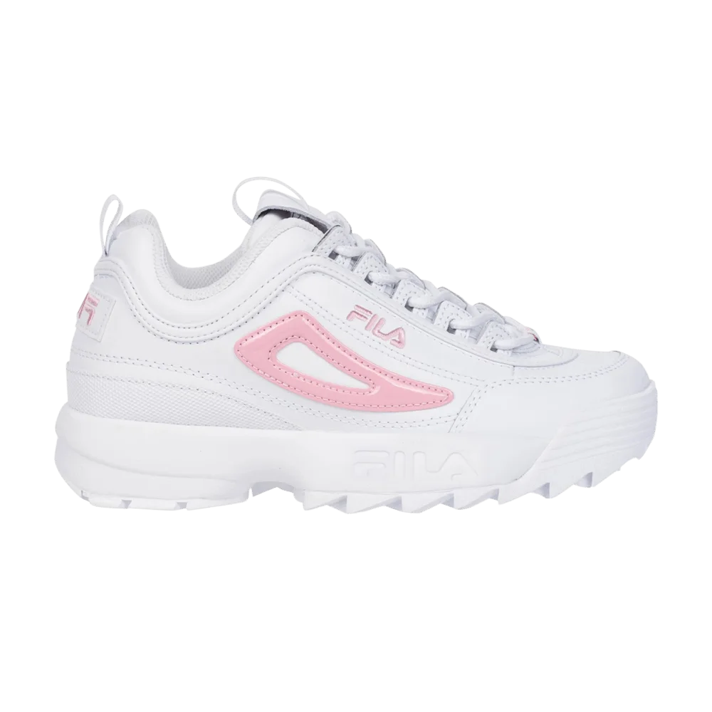 Krossovki-Fila-Disruptor-2-Kids-Metallic-Flag-White-Pink