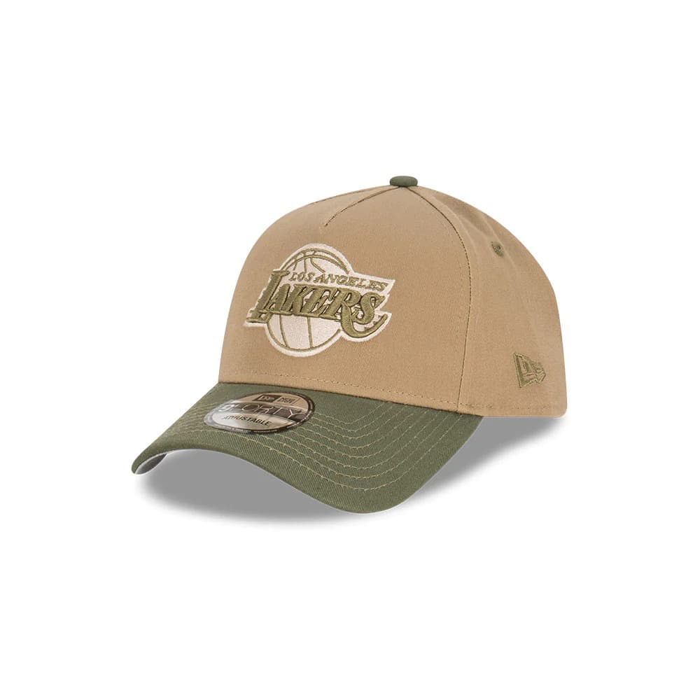 Бейсболка New Era Los Angeles Lakers Surplus 9FORTY A-Frame NBA Snapback Hat