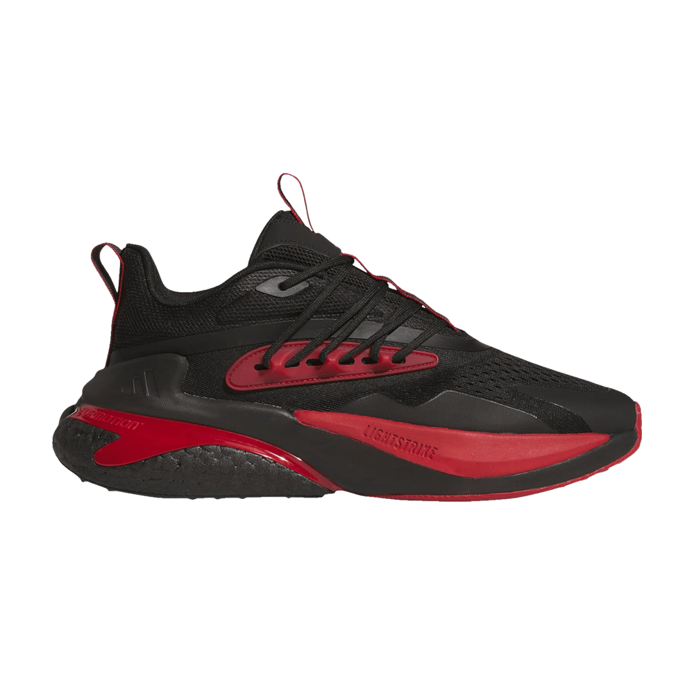 Кроссовки Adidas AlphaBoost V2 'Black Power Red'