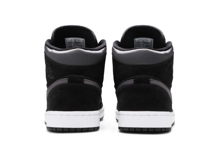 Кроссовки Air Jordan 1 Mid SE Nylon 'Black Grey'