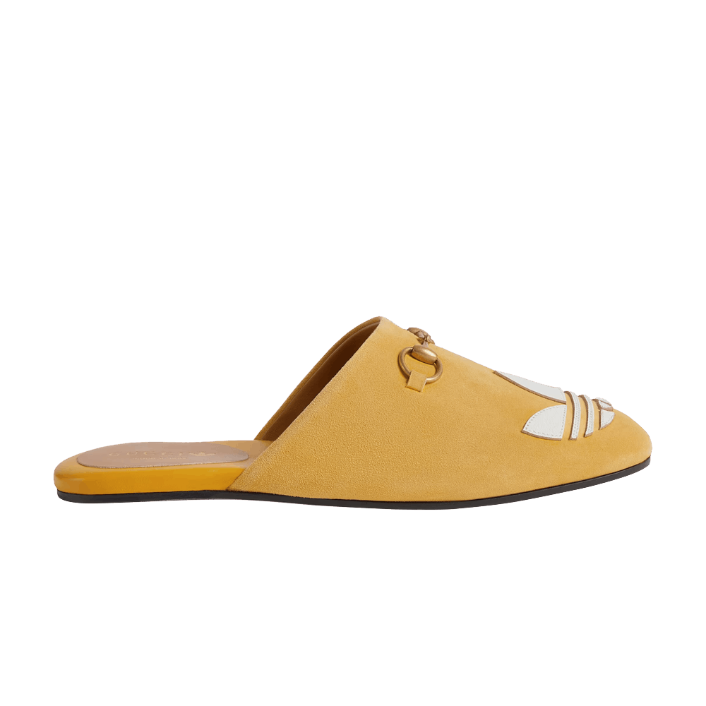 Кроссовки Adidas x Gucci Wmns Trefoil Slipper 'Yellow Suede'
