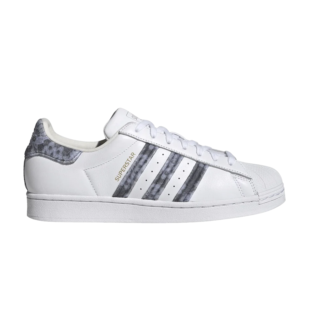 Кроссовки Adidas Superstar 'White Serrated Denim'